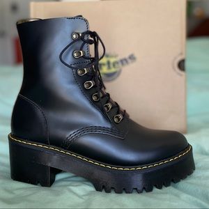 Dr. Martens Leona Vintage Smooth Leather Boots
